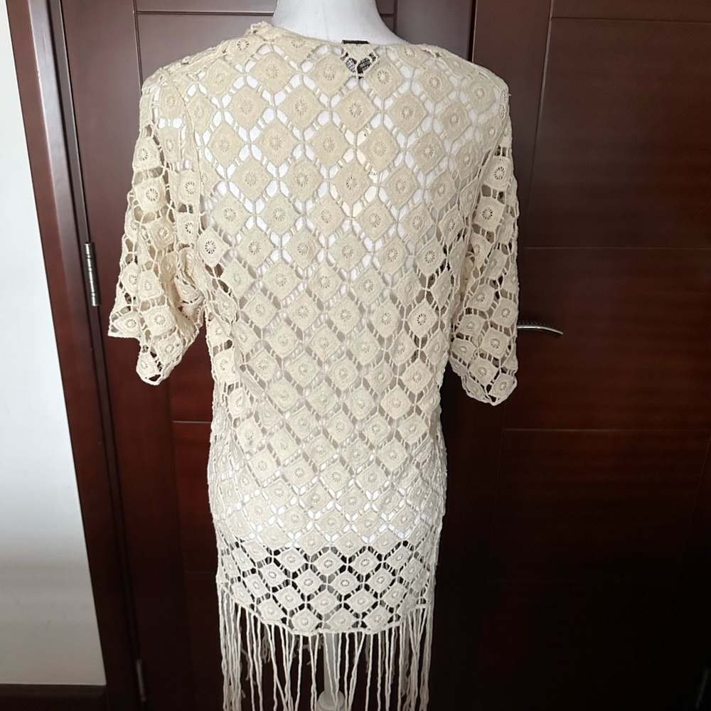 Raj crochet cover up or cardigan nwt - Picture 3 of 11